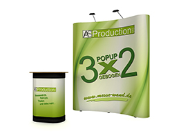 Faltdisplay 3x2 Gebogen